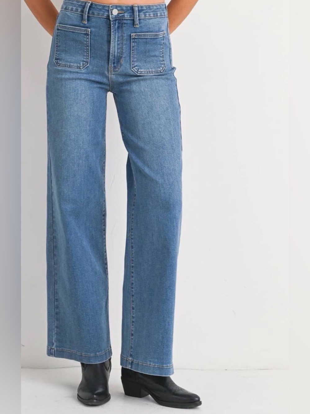 J. Crew Woman’s Full Length Slim, Wide Leg Jeans